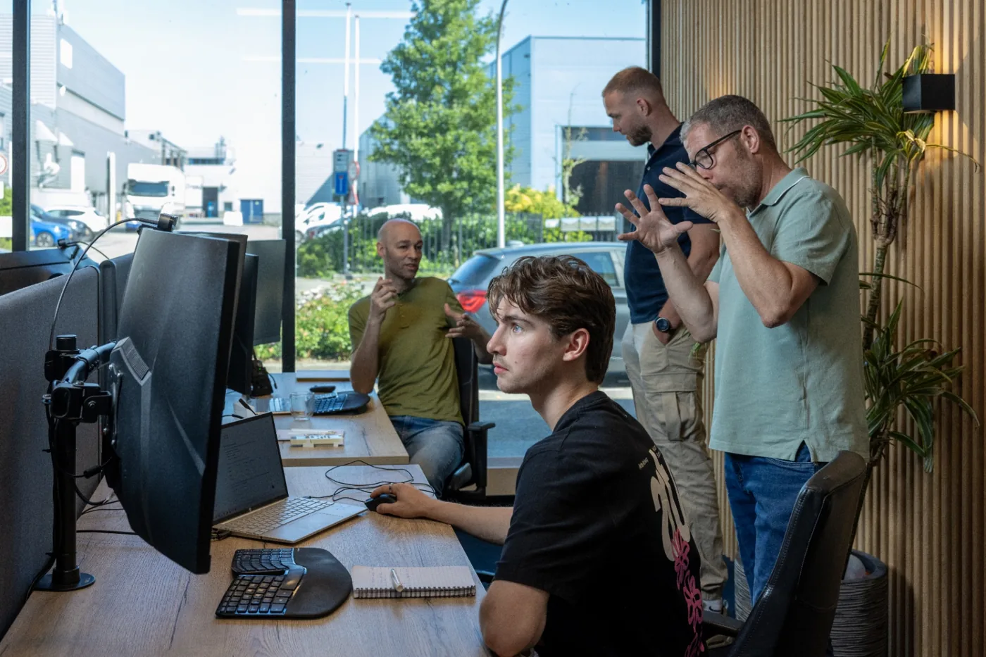 upMention team aan het werk